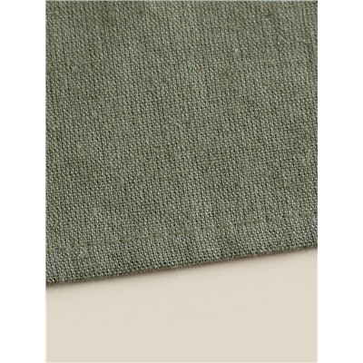 Простыня SL Home Linen collection 200*220 см , цв.зелёный, лён30%/хлопок70%