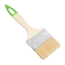 Кисть флейцевая, 70*8, натуральная щетина, пластиковая ручка, 10шт Сибртех