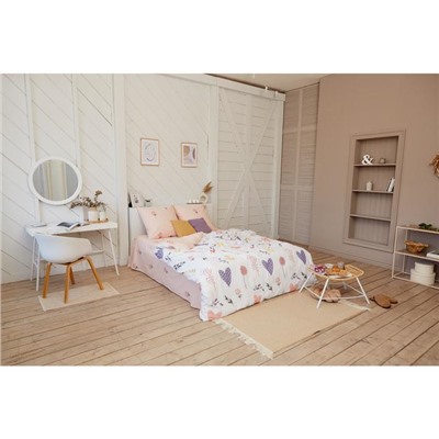 Постельное белье "Этель" 2 сп Flower garden 175*215 см, 200*220 см, 70*70 см -2 шт