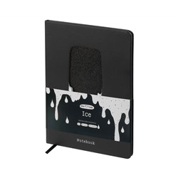Записная книжка А5 80л., кожзам, MESHU "Ice", твердая обложка, тиснение фольгой, вырубка, блок в линию