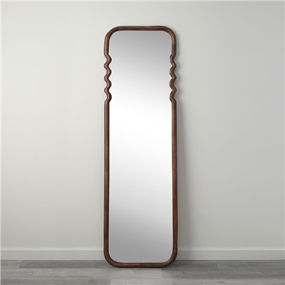 Зеркало Fluid, 54х180 см, коричневое