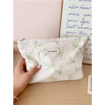 Brand fresh capacious cosmetic bag, handheld organizer bag, small clutch bag, Korean style