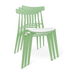 Стул SHT-S108-P пластиковый
                        мятный / белый