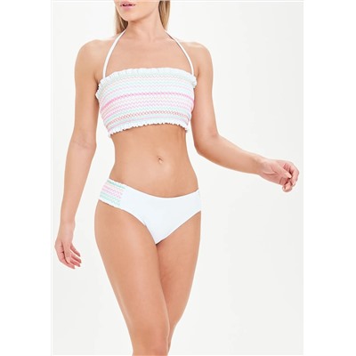 Shirred Stitch Bikini Bottoms