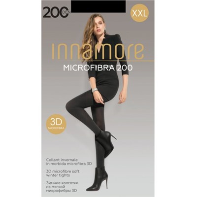 Колготки теплые, Innamore, Microfibra 200  XL-XXL оптом