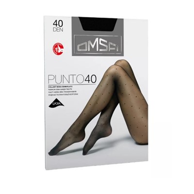 Колготки фантазийные, Omsa, Punto 40 оптом