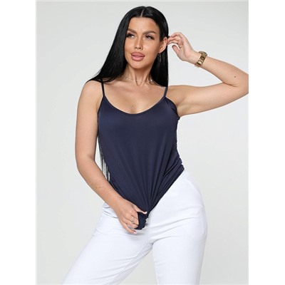 Женский топ Джимена / темно-синий