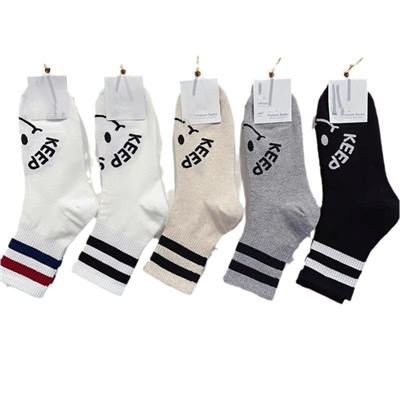 Goods for men and women, cotton knee socks, shark, trousers, internet celebrity, mid-length