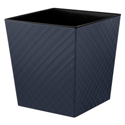 Горшок для цветов InGreen Manhattan CUBE 301х301 мм, 22 л c дренажной вставкой IG671210026 вулканический серый