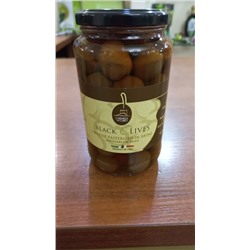 Оливки Кармела ди Каро черные с косточкой 570 гр