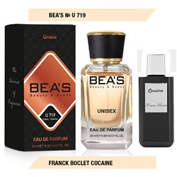Beas U719 Franck Boclet Cocaine edp 50 ml, Парфюм унисекс Beas U719 создан по мотивам аромата Franck Boclet Cocaine