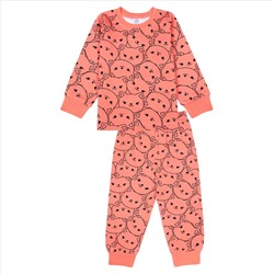 Теплая пижама для девочки (цвет как на фото, только с бабочками)