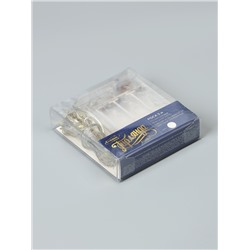 УЦЕНКА НИТЬ ROSA. IP20, 5 м, Н.С. LED(1608)-50-4.5V, ААx3, мерцание 100% (в цвет), БЕЛЫЙ
