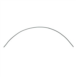 Дуга пластиковая для парника 80 х 90 см, D 12 мм, зеленая Palisad