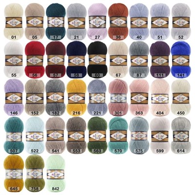 Пряжа Alize Angora Real 40