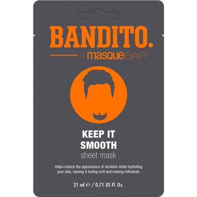 Masquebar (Маскебар) Bandito Keep it Smooth TuchMaske Маска для лица, 1 шт.