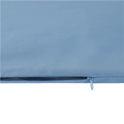 Комплект постельного белья из премиального сатина джинсово-синего цвета из коллекции Essential, 150х