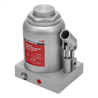 Домкрат гидравлический бутылочный, 30 т, h подъема 244-370 мм Matrix