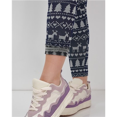 Комплект женского термобелья темно-синего цвета 2520TS