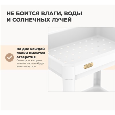 Стеллаж SHT-SS25-4
                        белый