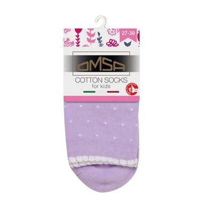 Носки детские, Omsa, 22P31 в горошек оптом