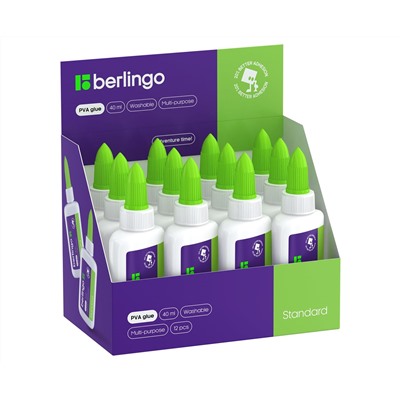 Клей ПВА Berlingo "Standard", 40мл