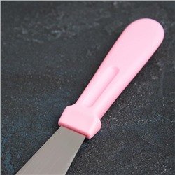 Кондитерская лопатка - палетка, прямая, 37 см, рабочая часть 25 см, чёрная