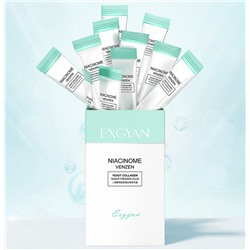 Ночная маска для лица с ниацинамидом и коллагеном EXGYAN Niacinome Venzen Yeast Collagen, 1 шт. 4 мл.