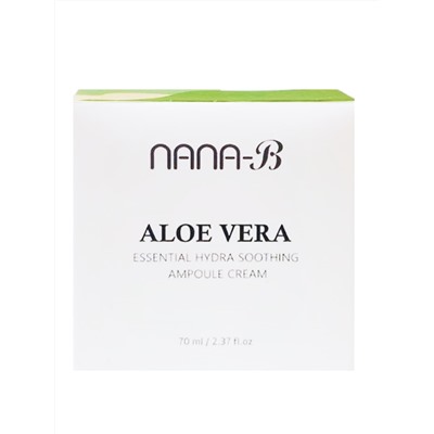 Nana-B Ампульный крем для лица успокаивающий с экстрактом алоэ / Aloe Vera Essential Hydra Soothing Ampoule Cream, 70 мл
