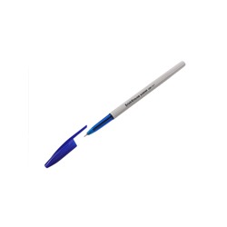 Ручка шариковая ErichKrause Slender Stick Grey, Super Glide, 0.7 мм, синяя