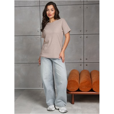 Футболка "Вязаная" Кофе меланж