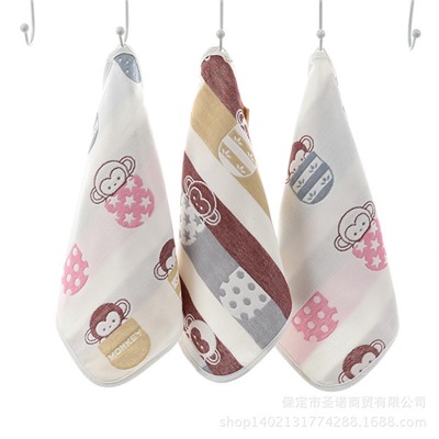 Winter gauze children's eating bib, soft breathable handkerchief