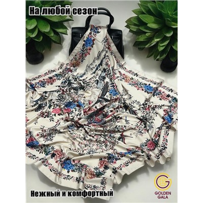 Платок шелковый большой "Парижанка" Арт 2428/36