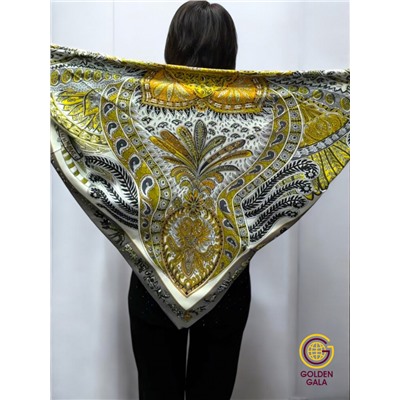 Платок шелковый большой "Парижанка" Арт 2428/51