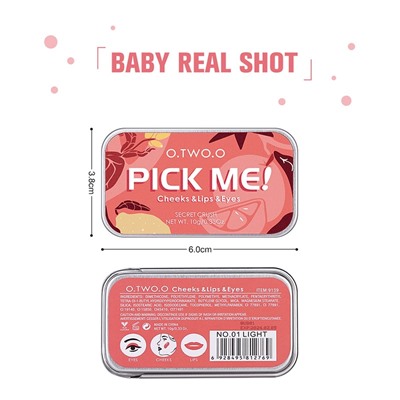 Многофункциональная палитра для макияжа O.TWO 3в1 Pick Me! 10g №06 Wave