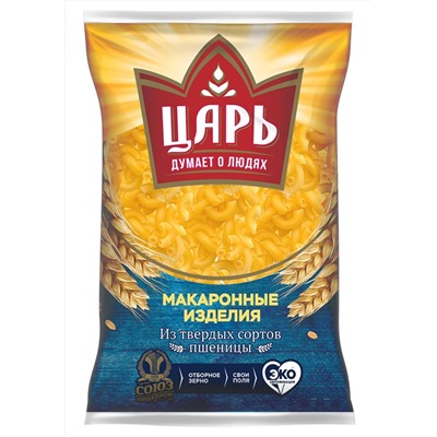 ЦАРЬ Макароны РОЖКИ гр.А в/с 400гр