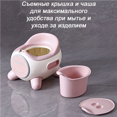 Горшок детский 1806 голубой