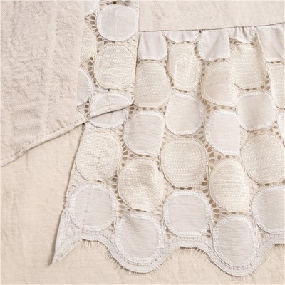 Рубашка вискозная, Кружевной повод (пульс сердца)