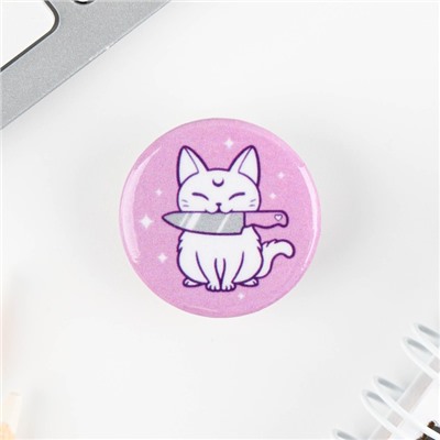 Значок металлический , закатной «Смирись я девушка», 25 мм, МИКС