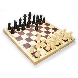 Шахматы русские. Размер доски 30х30 см. Фигуры пластмассовые. P300