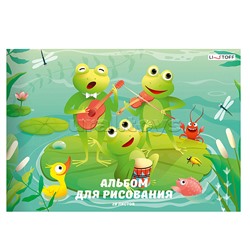 Альбом для рисования 20л. склейка "Ква!"