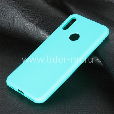 Задняя панель для Huawei Honor  8A/Y6 2019 Силикон матовый (бирюза)