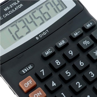 Калькулятор настольный, 8-разрядный, MS - 270LA
