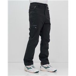 Брюки утепленный мужской зимние спортивные черного цвета 2211-1Ch