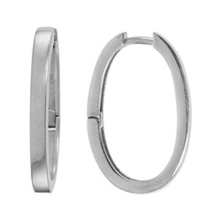 Серьги 'Дуги' родий ТПС.1100БКR