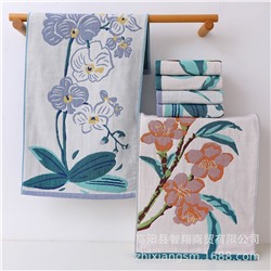 Zhiyang towels, floral creative gauze children's towels, baby face towels, full moon banquet souvenirs, wholesale children's towels