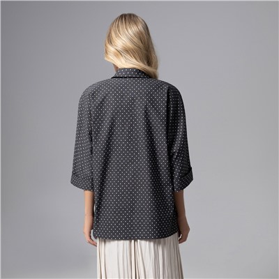 Жакет оверсайз, Джинсовый стиль (черный)