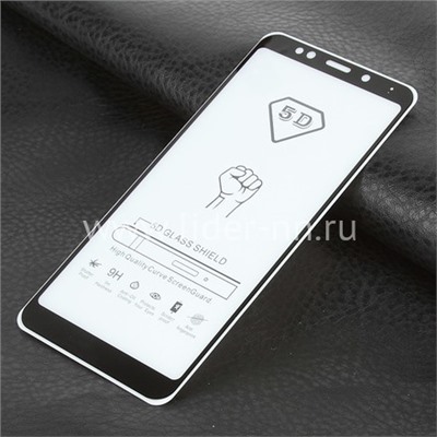 Защитное стекло на экран для Xiaomi Redmi 5Plus 5-10D (ELTRONIC) черное