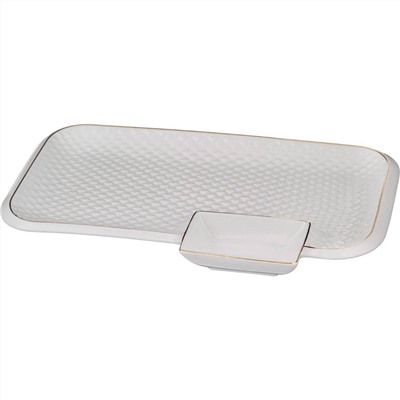 БЛЮДО ДЛЯ ШАШЛЫКА LEFARD "ДИАМАНД ГОЛД" 31*19,5*3 СМ (КОР=12ШТ.)