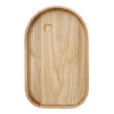 Набор из 4-х сервировочных тарелок на деревянном подносе Sorrento